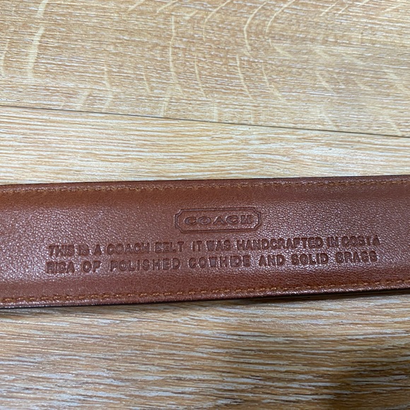 Vintage coach maroon belt - Picture 6 of 7